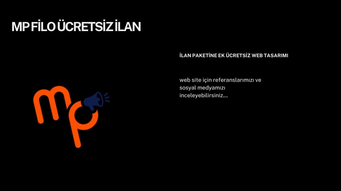 İlan Ver Ücretsiz İlanlar Mp Filo