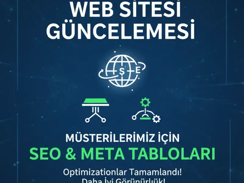 Web Sitelerinde Yeni Güncelleme