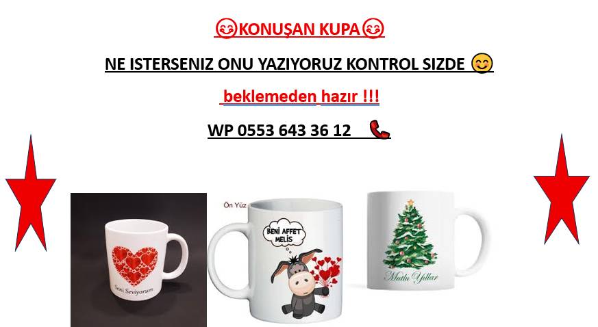 ACİL HEDİYE KONUŞAN KUPA - MpFilo
