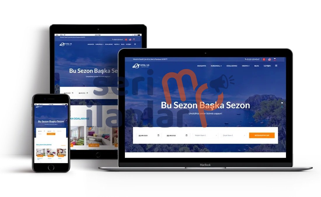 otel pansiyon web tasarım