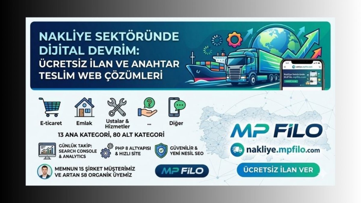 Profesyonel Web Tasarımı ve Ücretsiz İlan Sitesi | mpfilo.com